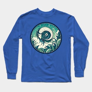 "Capricorn Elegance: Celestial Symphony"- Zodiac Horoscope Star Signs Long Sleeve T-Shirt